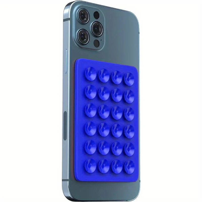Stick it. Hold it. Stream anywhere. Suction Phone Mat grips any surface—NO tools, NO slips, just HANDS-FREE ease.