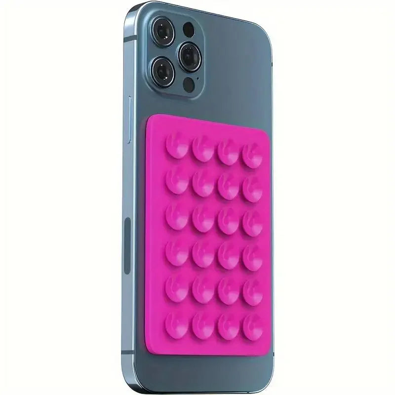 Stick it. Hold it. Stream anywhere. Suction Phone Mat grips any surface—NO tools, NO slips, just HANDS-FREE ease.