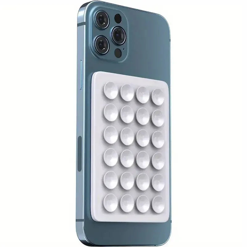 Stick it. Hold it. Stream anywhere.  Suction Phone Mat grips any surface—NO tools, NO slips, just HANDS-FREE ease.