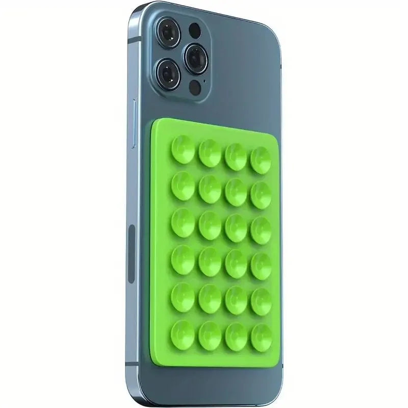 Stick it. Hold it. Stream anywhere.  Suction Phone Mat grips any surface—NO tools, NO slips, just HANDS-FREE ease.