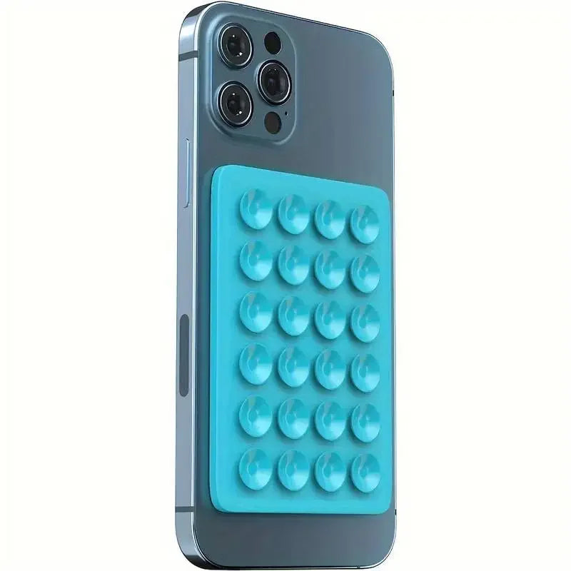Stick it. Hold it. Stream anywhere.  Suction Phone Mat grips any surface—NO tools, NO slips, just HANDS-FREE ease.