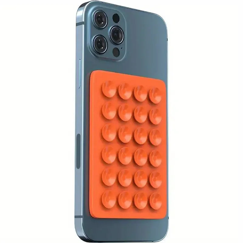 Stick it. Hold it. Stream anywhere.  Suction Phone Mat grips any surface—NO tools, NO slips, just HANDS-FREE ease.