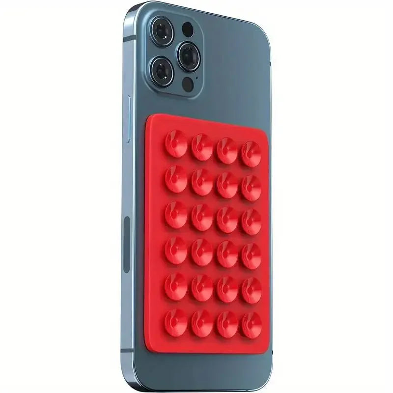 Stick it. Hold it. Stream anywhere.  Suction Phone Mat grips any surface—NO tools, NO slips, just HANDS-FREE ease.